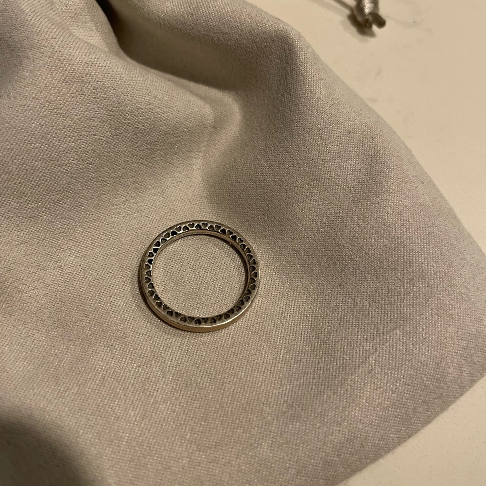 Pandora heart ring. Like new